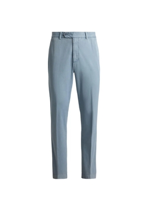 Ralph Lauren Purple Label garment-dyed stretch-chino trousers - Blue