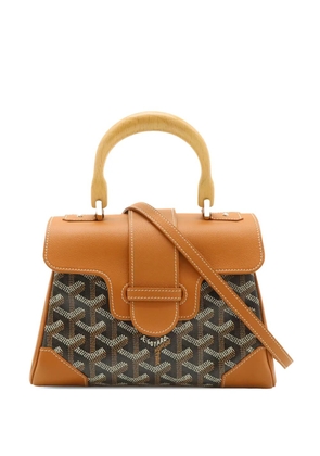 Goyard Pre-Owned 2000-2026 Mini Goyardine Saigon Souple satchel - Brown