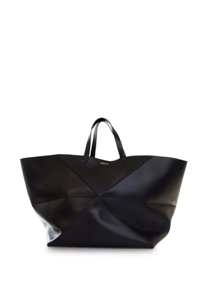 Loewe Pre-Owned 2023 XXL Shiny Calfskin Puzzle Fold tote bag - Black