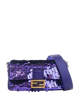 Fendi Pre-Owned 2010-2026 Medium Sex and The City Sequin Baguette satchel - Purple