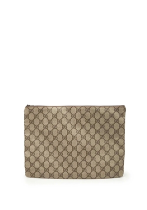 Gucci Pre-Owned 20th Century GG Supreme clutch bag - Neutrals