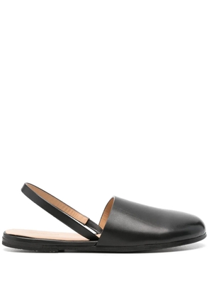 Marsèll Marcella leather slingback mules - Black