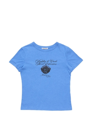 Acne Studios graphic jersey T-shirt - Blue