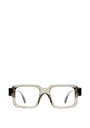 Kuboraum I03 squared-frame glasses - Green