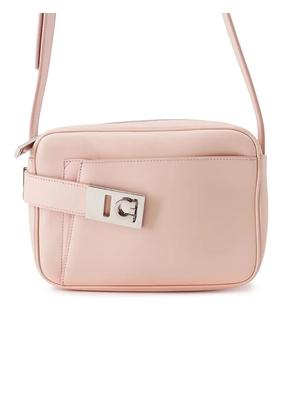 Ferragamo Pre-Owned 2023-2025 Small Leather Gancini Archive Camera Case crossbody bag - Pink