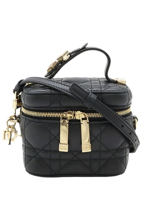 Christian Dior Pre-Owned 2010-2026 Micro Lambskin Cannage Lady Dior Case vanity bag - Black