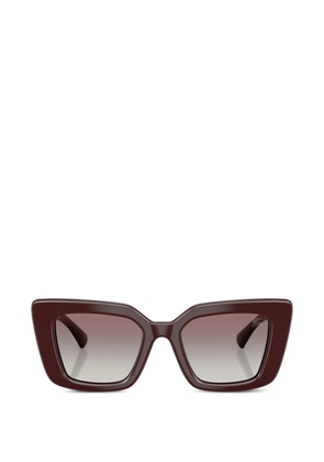 Burberry square-frame sunglasses - Red