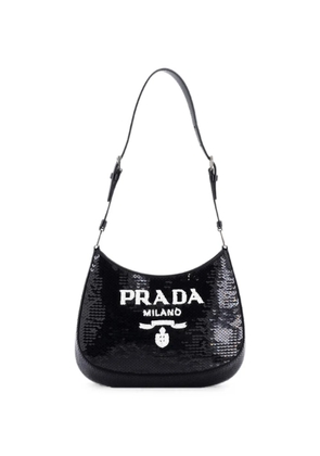 Prada Pre-Owned Cleo Sequins Small shoulder bag - Black