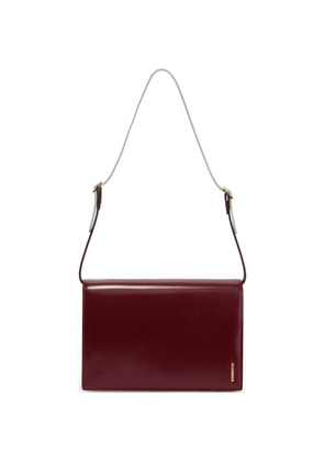 Jil Sander File Small leather shoulder bag - Red