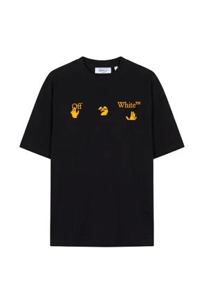 Off-White logo-print cotton T-shirt - Black