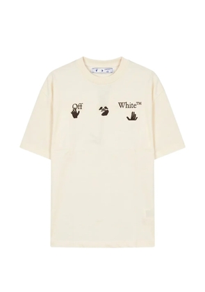 Off-White graphic-print T-shirt - Neutrals