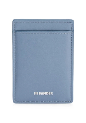 Jil Sander magnetic card holder - Blue