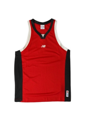 New Balance logo-embroidered mesh vest