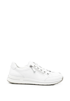 ARA Osaka side-zip leather sneakers - White