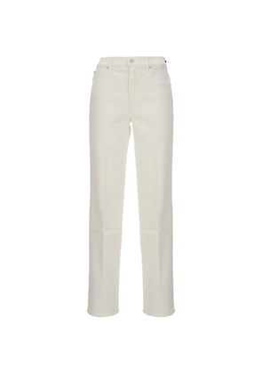 7 For All Mankind five-pocket straight-leg jeans - White