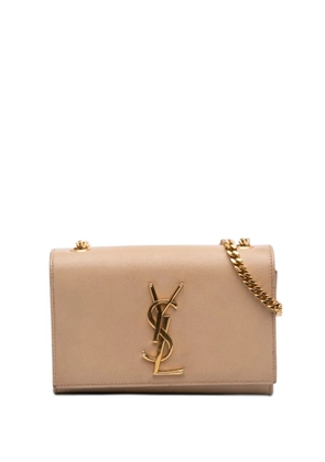 Saint Laurent Pre-Owned 2014 Small Grain De Poudre Monogram Kate crossbody bag - Neutrals