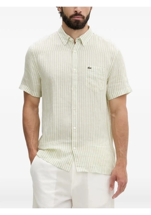 Lacoste striped short-sleeve shirt - Green