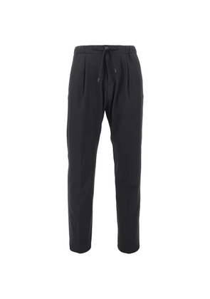 Herno pleated drawstring trousers - Black
