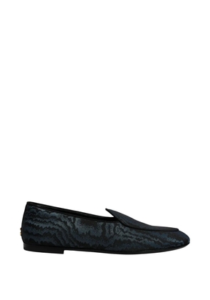 Dolce & Gabbana Caravaggio printed fabric loafers - Blue