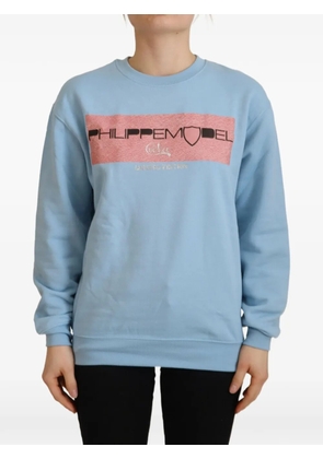Philippe Model Paris logo-print sweater - Blue
