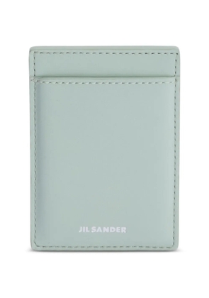 Jil Sander magnetic card holder - Green