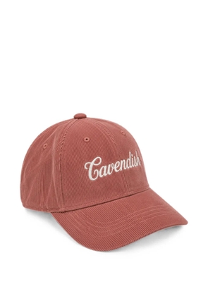 Cavendish logo-embroidered corduroy baseball cap - Pink