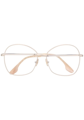 Victoria Beckham round frame glasses - Metallic