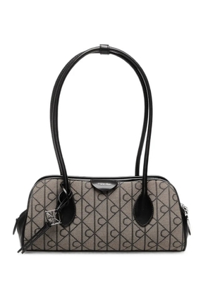 Calvin Klein monogram-print shoulder bag - Neutrals