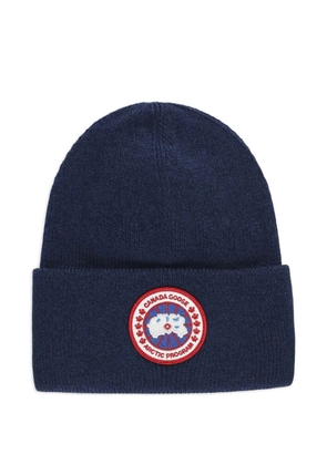 Canada Goose blue beanie hat