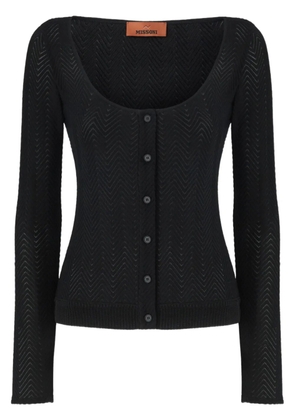 Missoni chevron cardigan - Black