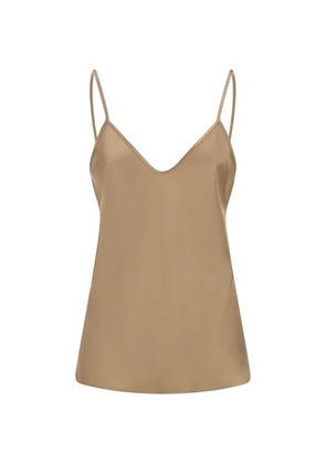 Max Mara V-neck sleeveless top - Neutrals