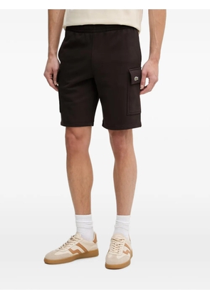 Lacoste logo-patch cargo shorts - Brown