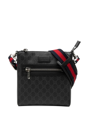Gucci Pre-Owned 2000-2015 Small GG Supreme Web Messenger Bag crossbody bag - Black