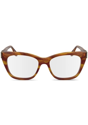 Victoria Beckham Eyewear Striped Blonde glasses - Brown