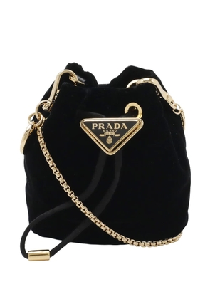 Prada Pre-Owned 2000-2013 Mini Velluto Drawstring Pouch crossbody bag - Black