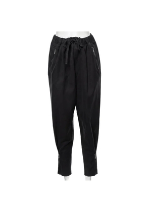 Bottega Veneta Pre-Owned zip-detail trousers - Black