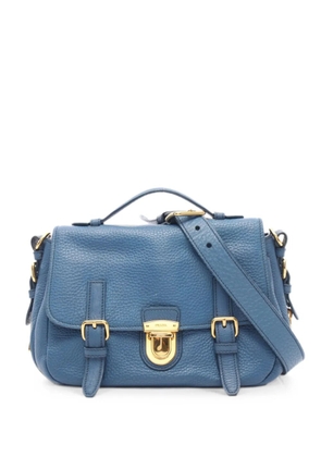 Prada Pre-Owned 2000s logo-detail two-way handbag - Blue