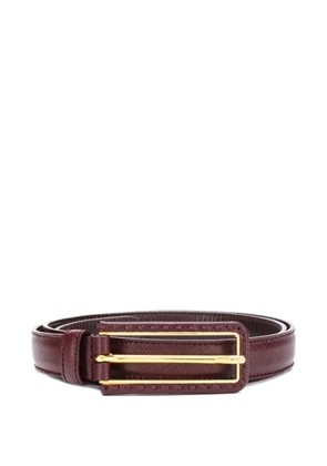 Prada adjustable buckled belt - Brown