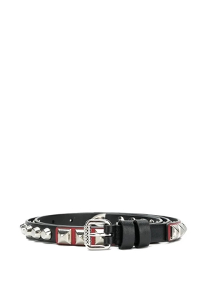 Prada studded buckle belt - Black