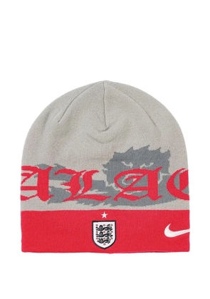 Nike x England x Palace knitted beanie hat - Grey