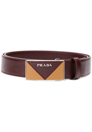Prada adjustable buckle belt - Purple