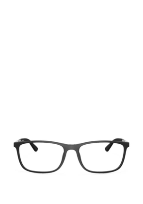 Emporio Armani rectangle-frame glasses - Black