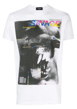 DSQUARED2 graphic print T-shirt - White