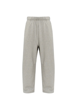 adidas logo-embroidered wide-leg track pants - Grey