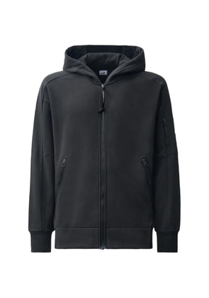 C.P. Company Lens-detail zip-up hoodie - Black