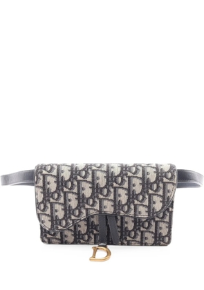 Christian Dior Pre-Owned 2000s Saddle Oblique belt bag - Blue