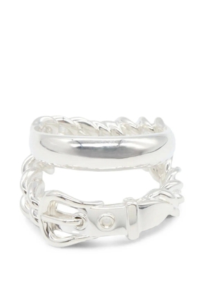 Hermès Pre-Owned 2010s Book Le Serie ring - Silver