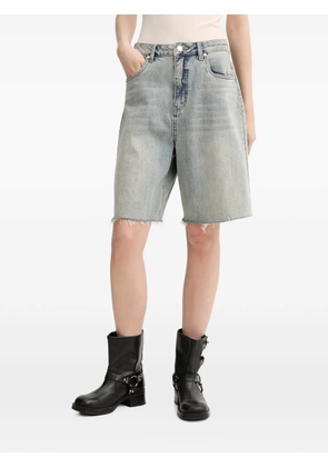 Gestuz GZnoma raw-cut denim shorts - Blue