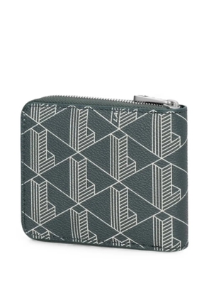 Lacoste monogram-print logo-print wallet - Green