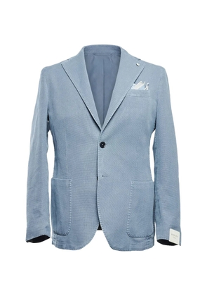 L.B.M. 1911 notched-lapel single-breasted blazer - Blue